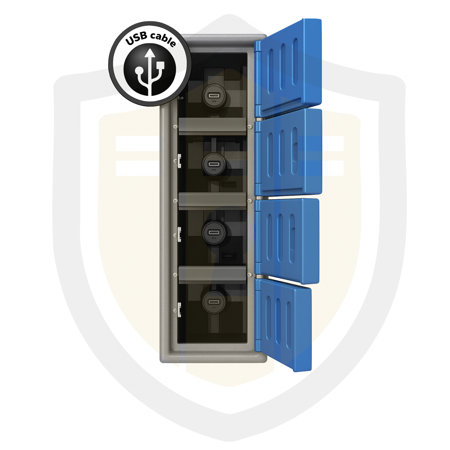 Locker Accessories | Kicker Bases, Sloping Tops, ID & Charging