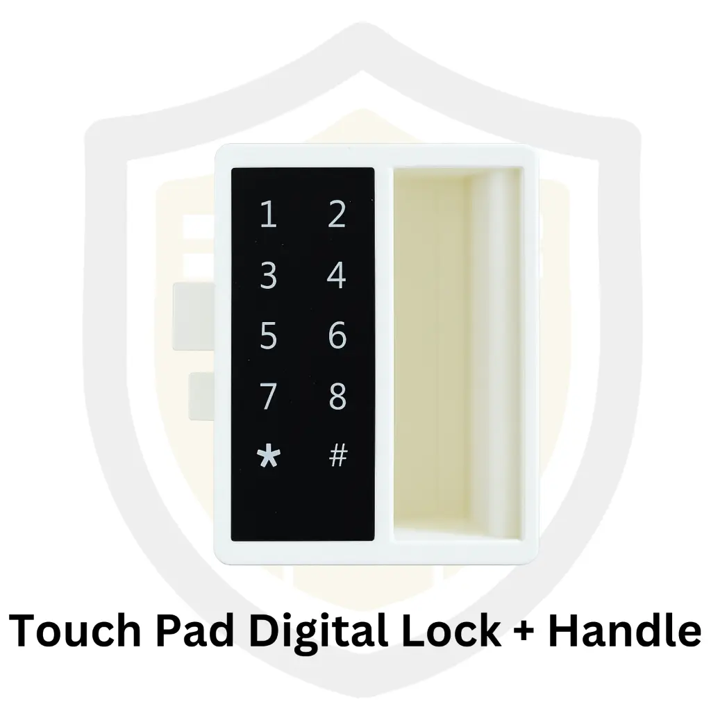 Touch Pad Digital Lock + Handle - Secure Lockers - With Name.webp
