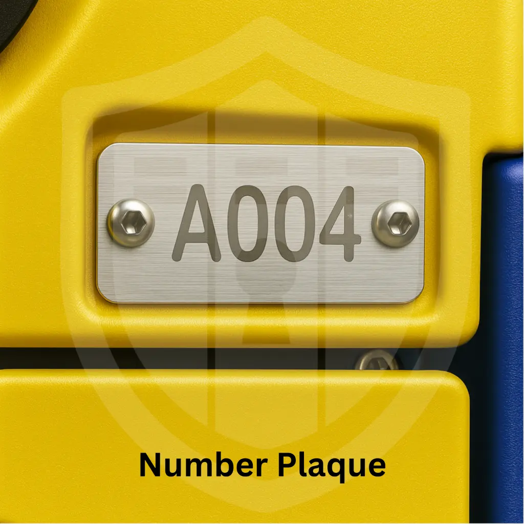 Mobile Phone Number Plaque - Secure Lockers.webp