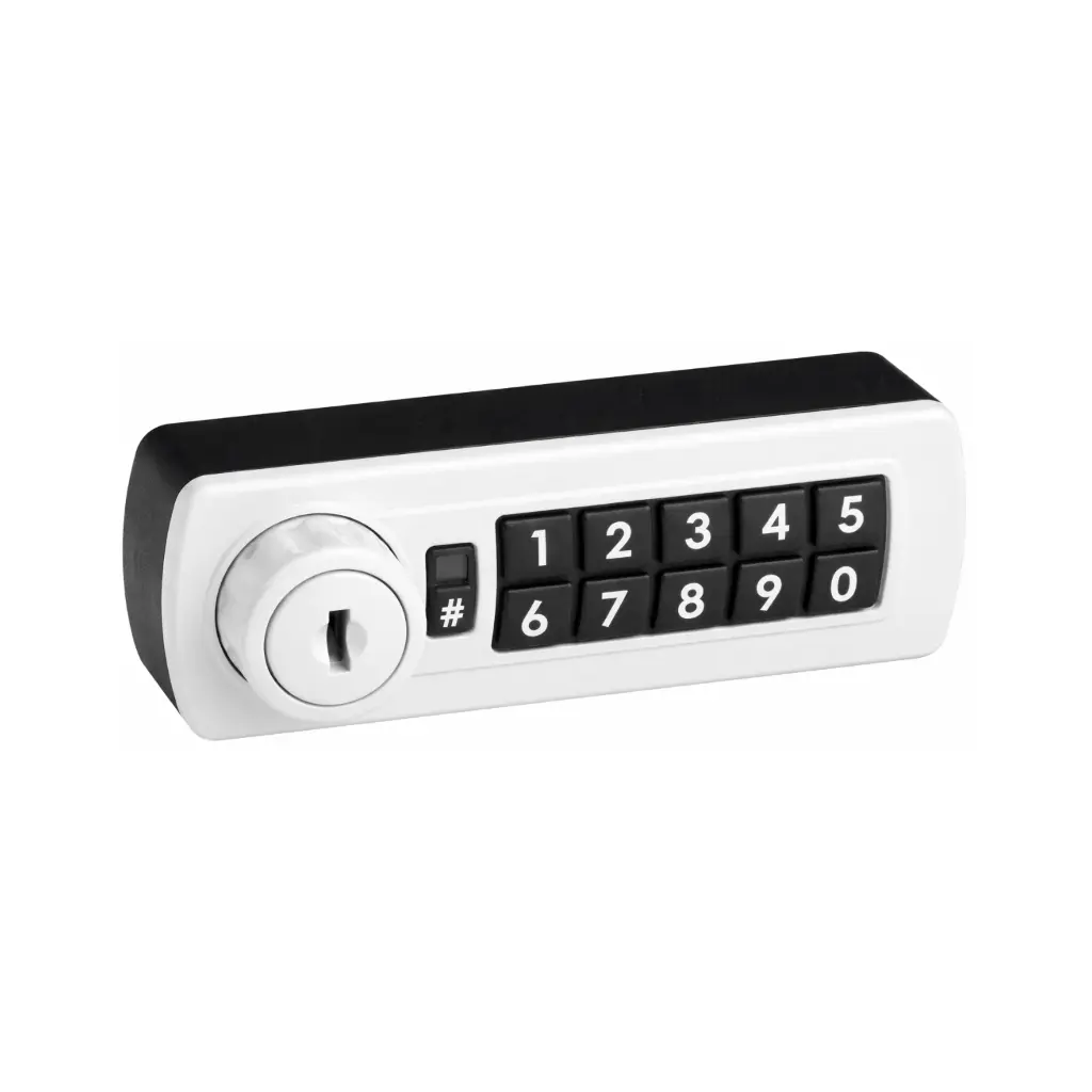 Gemini Digital Combination Lock 3700 - White - Right Hand - Secure Lockers.webp
