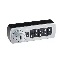 Gemini Digital Combination Lock 3700 - Silver - Right Hand - Secure Lockers.webp