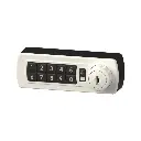 Gemini Digital Combination Lock 3700 - White - Left Hand - Secure Lockers.webp