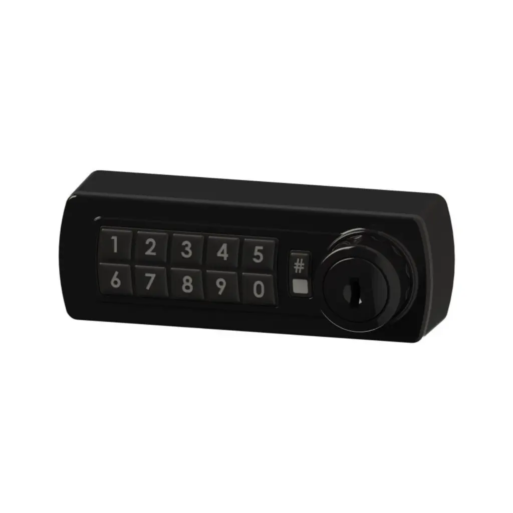 Gemini Digital Combination Lock 3700 - Black - Left Hand - Secure Lockers.webp