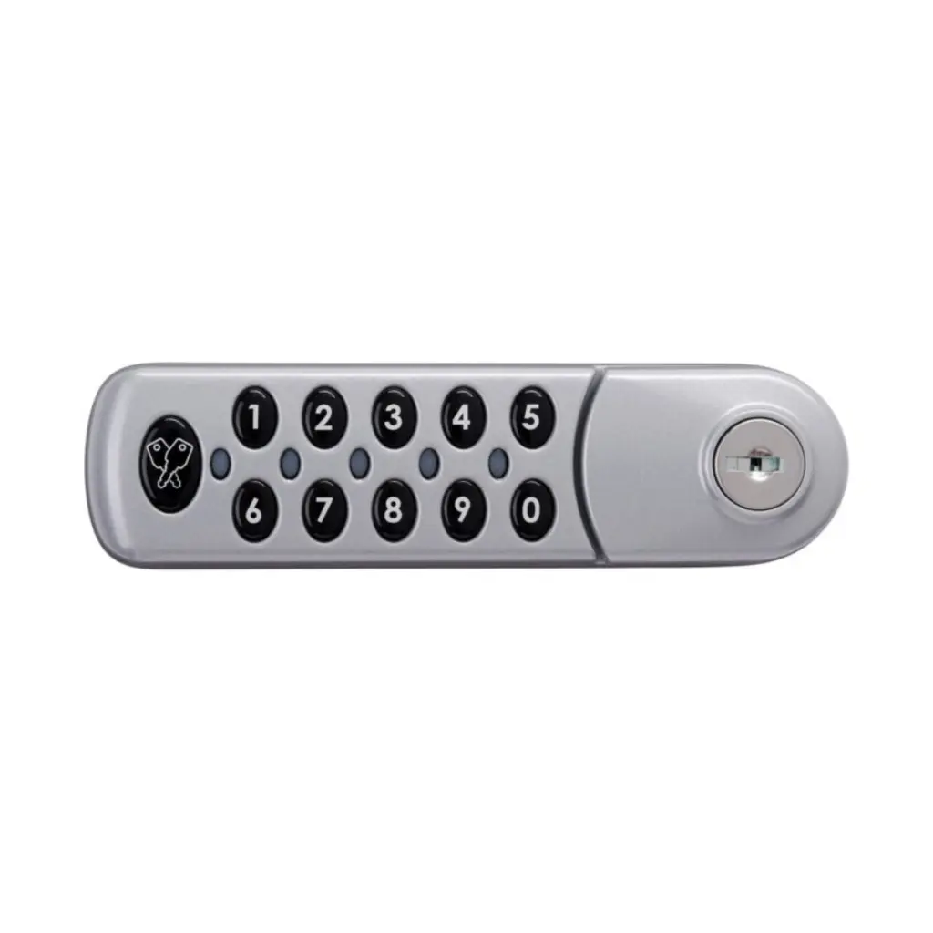 Zenith Digital Combination Lock 3780 - Silver - Left Handed - Secure Lockers.webp