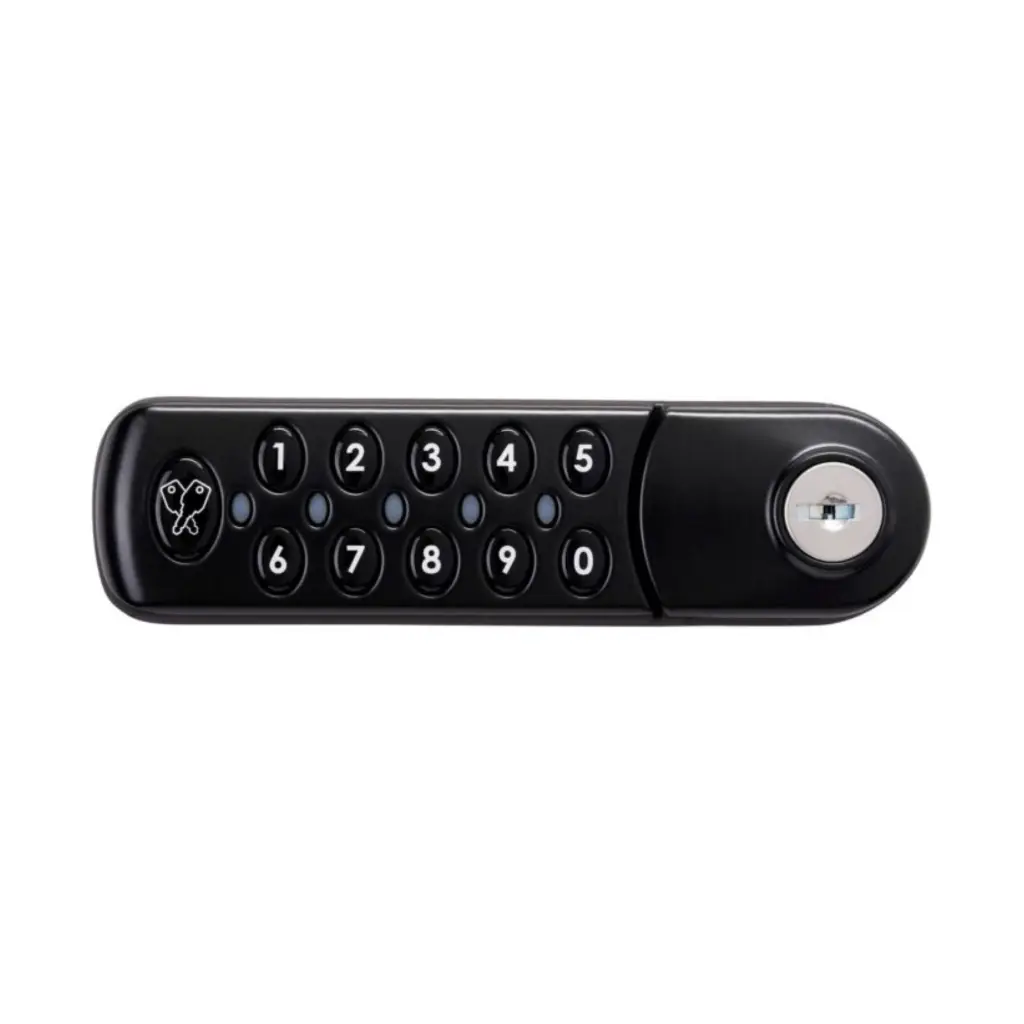 Zenith Digital Combination Lock 3780 - Black - Left Handed - Secure Lockers.webp