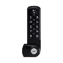 Zenith Digital Combination Lock 3780 - Black - Vertical - Open - Secure Lockers.webp