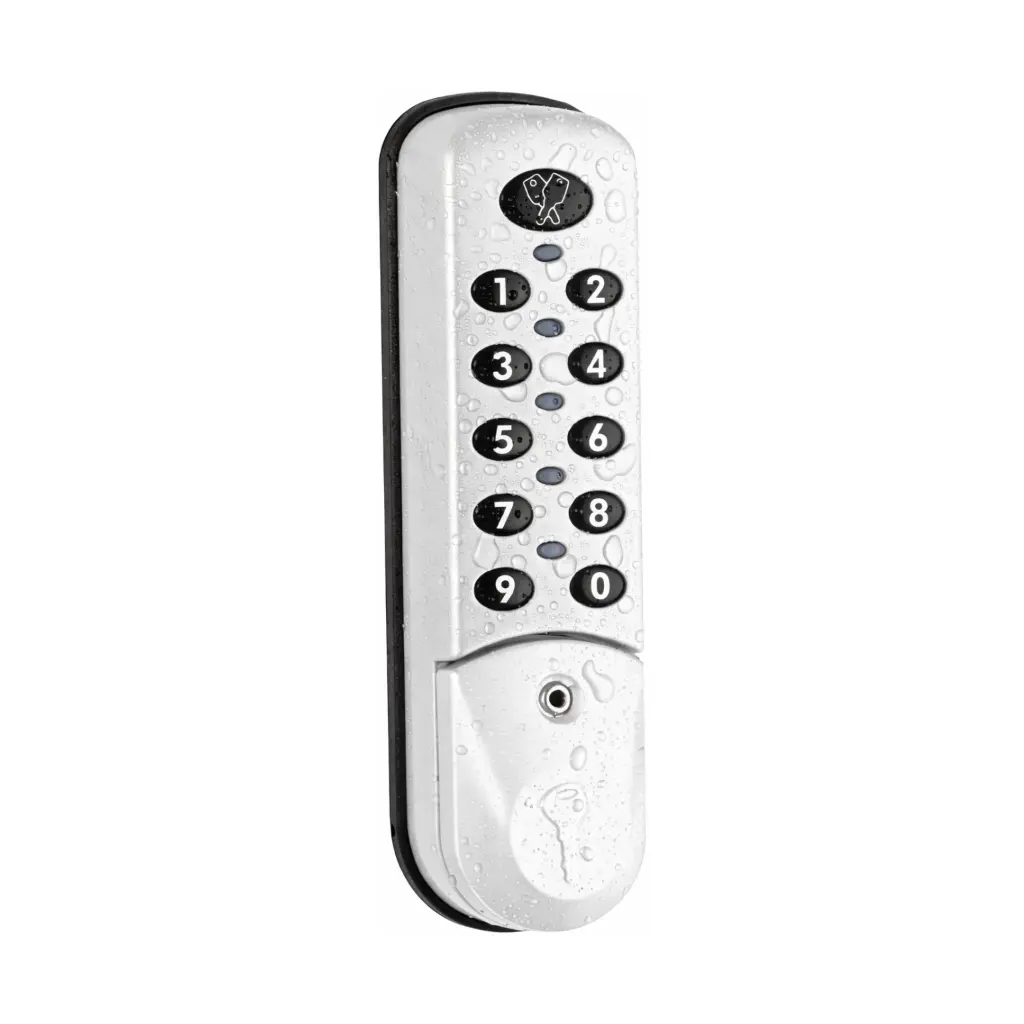 Wet Area Digital Combination Lock 3781 - White - Vertical - Secure Lockers.webp