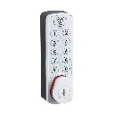 Horizon Digital Lock with Real Time Clock 3951 - White - Vertical - Secure Lockers.webp