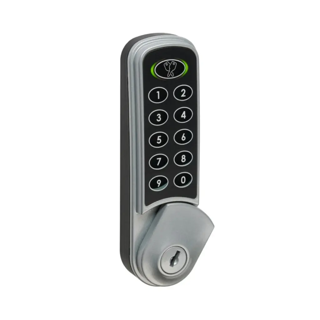 Nimbus Digital Combination Lock 3960 - Silver - Open - Secure Lockers.webp