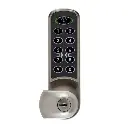 Nimbus RFID Digital Combination Lock 3963 - Brushed Nickel Open 1 - Secure Lockers.webp