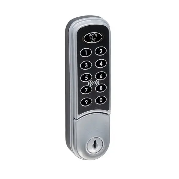 Nimbus RFID Digital Combination Lock 3963 - Silver Side - Secure Lockers.webp