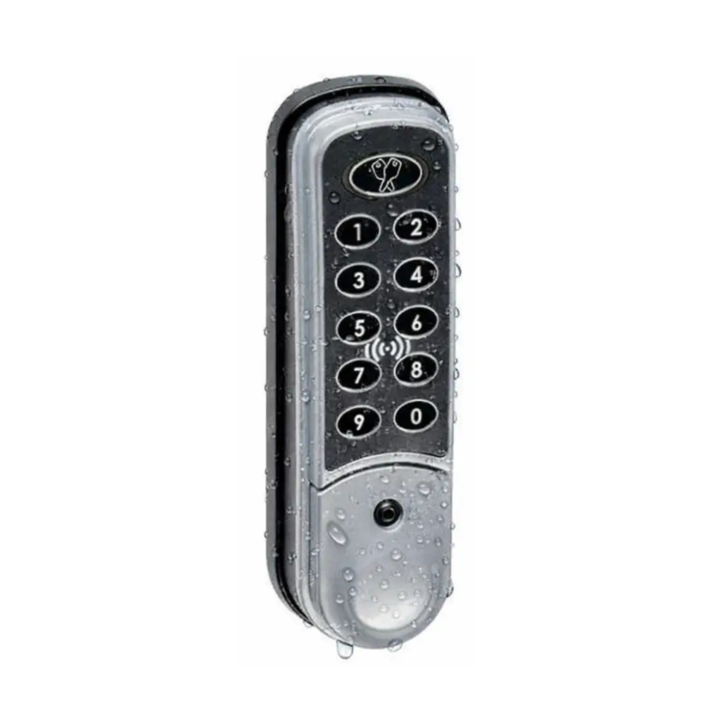 Nimbus Wet Area RFID Digital Combination Lock 3964 - Silver - Secure Lockers.webp