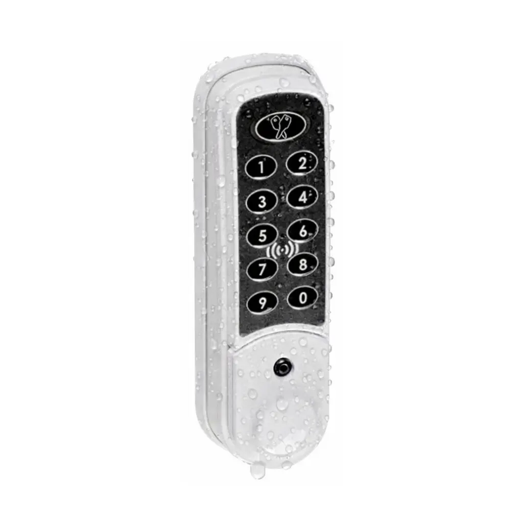 Nimbus Wet Area RFID Digital Combination Lock 3964 - White - Secure Lockers.webp