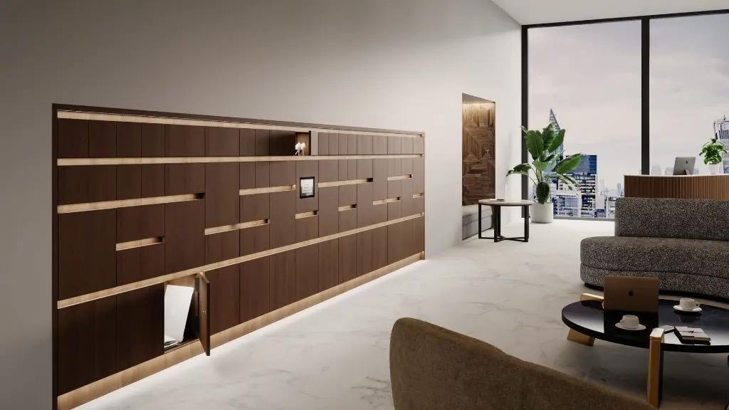 Zodiac Workspace Touchscreen Terminal Locker System - Laminate Lockers - Secure Lockers.webp