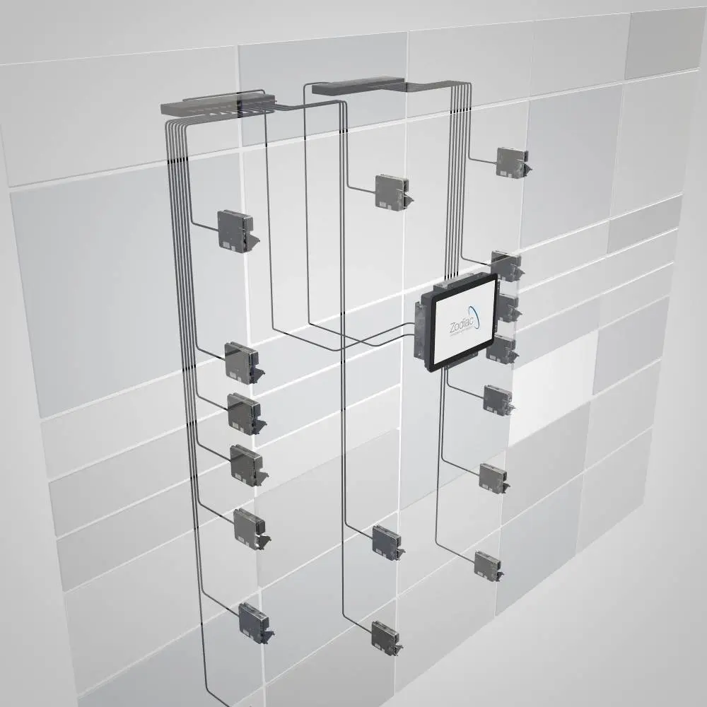 Zodiac Workspace Touchscreen Terminal Locker System - Hard Wired - Secure Lockers.webp