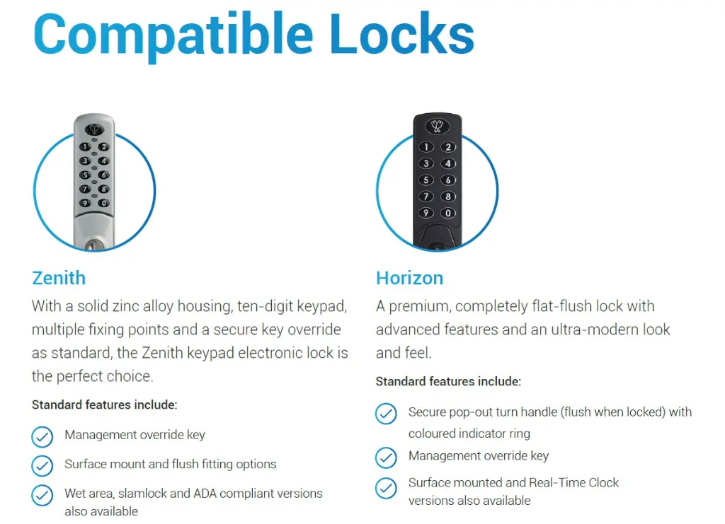 RAS 2.0 Remote Allocation Locking System - Compatible Locks - Secure Lockers.webp