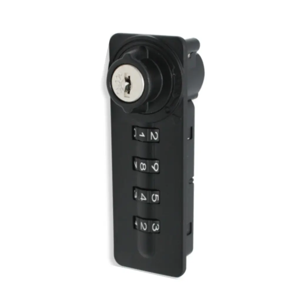 Private Mode Combination Lock A286 - Black - Vertical - Secure Lockers.webp