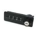 Private Mode Combination Lock A286 - Black - Left Handed - Secure Lockers.webp