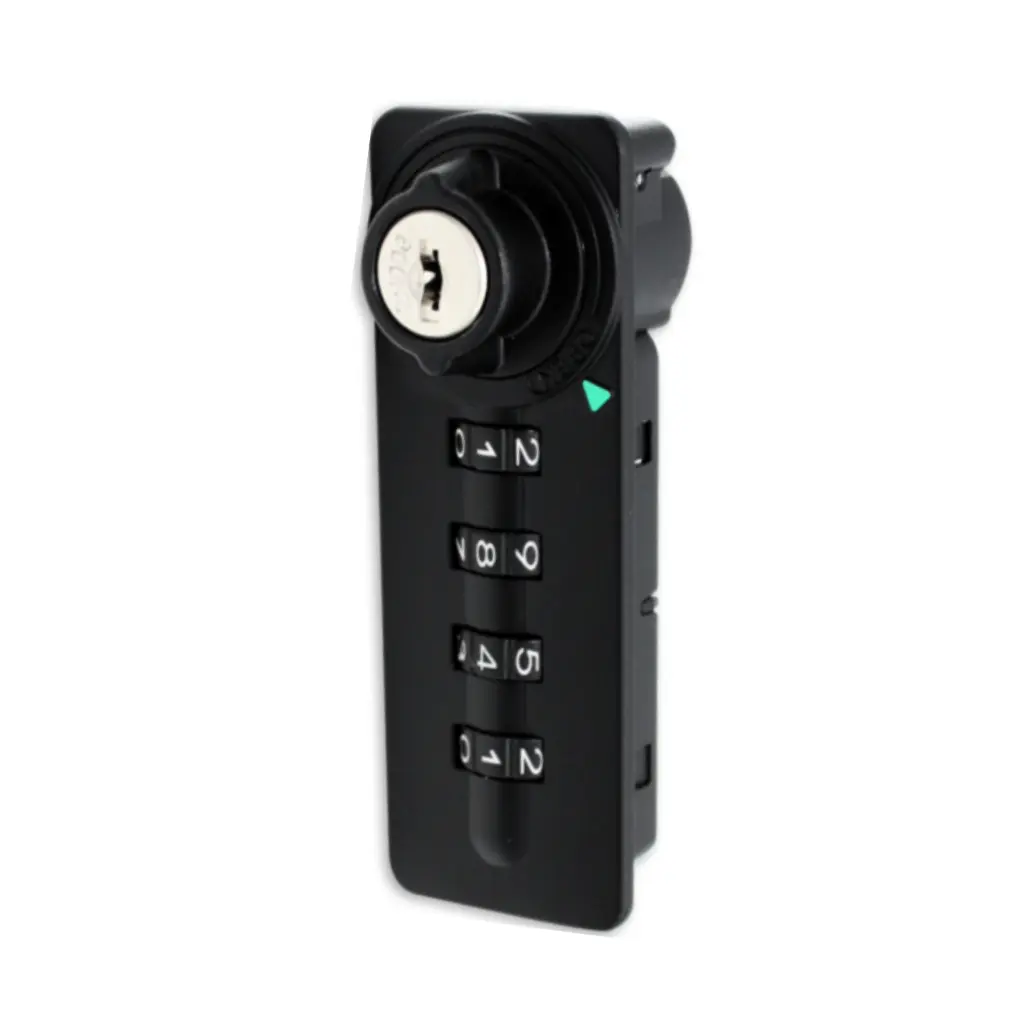 Public Mode Combination Lock A285 - Black - Vertical - Secure Lockers.webp