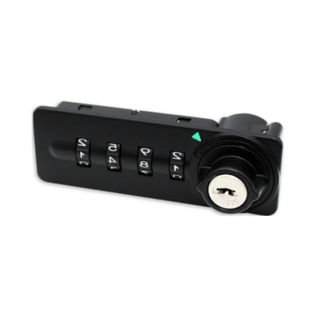 Public Mode Combination Lock A285 - Black - Left Handed - Secure Lockers.webp