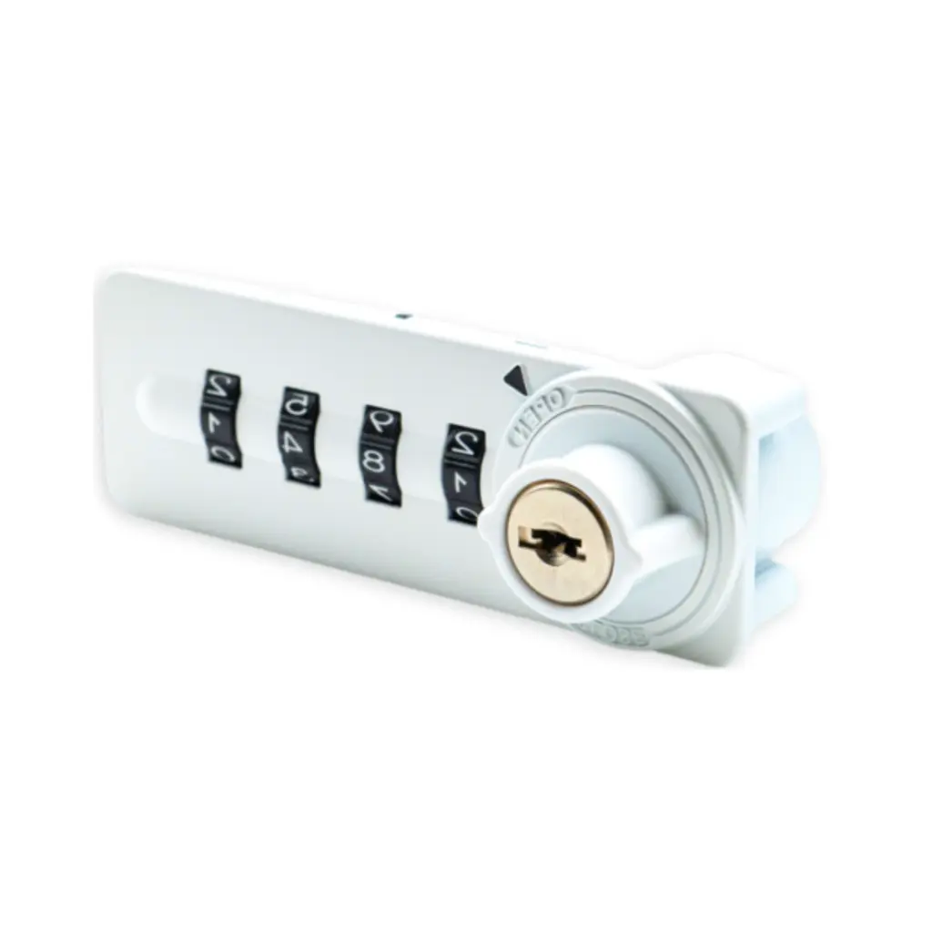 Public Mode Combination Lock A285 - Silver - Left Handed - Secure Lockers.webp