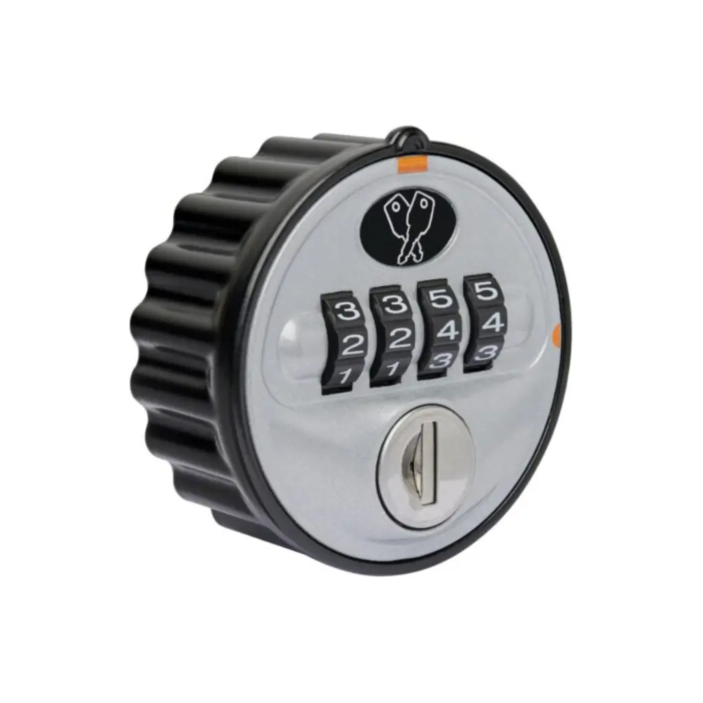 Round Combination Lock 2800 - Silver - Public - Secure Lockers.webp