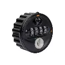 Round Combination Lock 2800 - Black - Public - Secure Lockers.webp