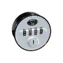 Saros Auto-Scramble Combination Lock 2850 (Private Mode) - Silver - Secure Lockers.webp