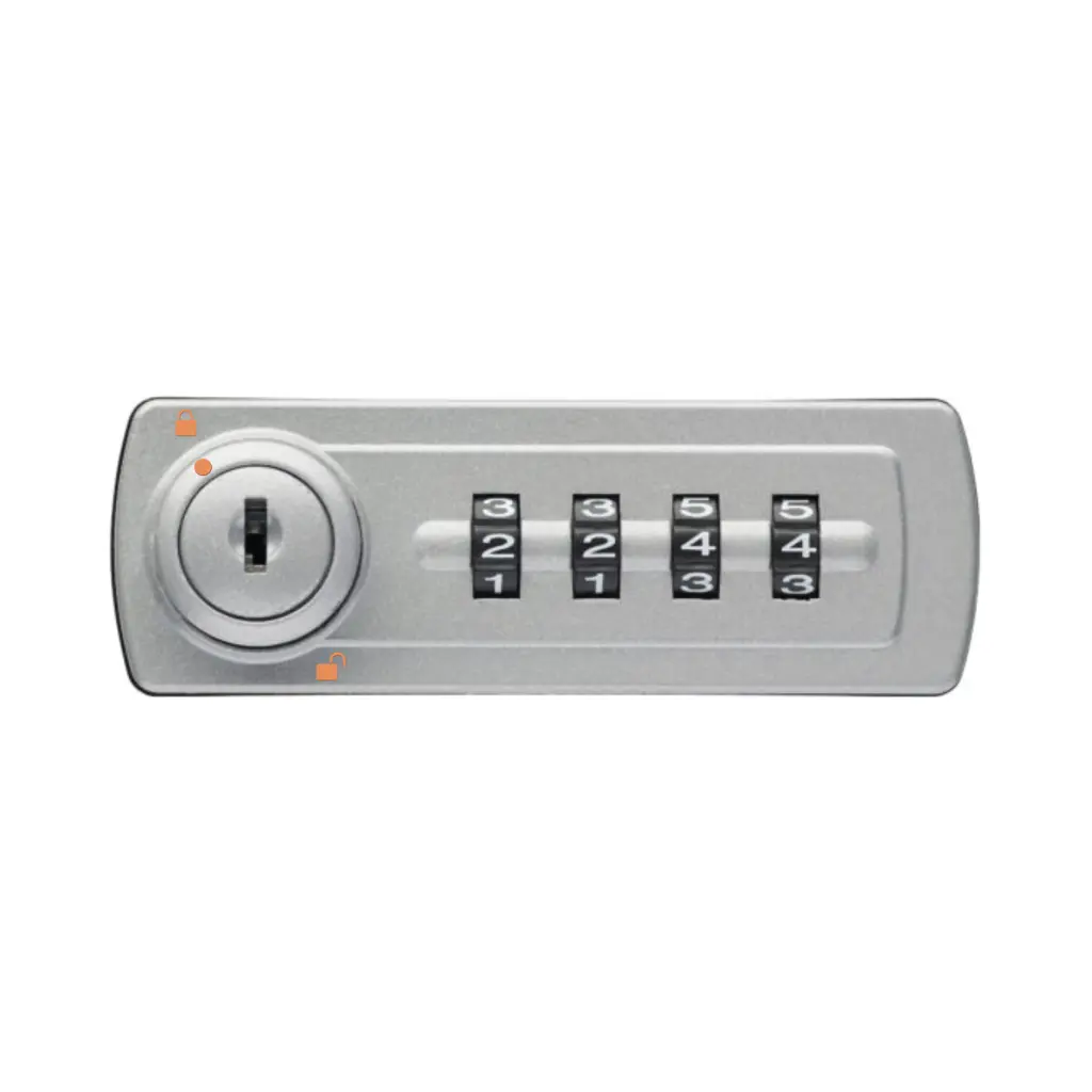 Gemini Mechanical Combination Lock 2700 - Silver - Right Handed - Public - Secure Lockers.webp