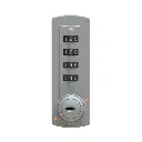 Gemini Mechanical Combination Lock 2700 - Silver - Vertical - Public - Secure Lockers.webp