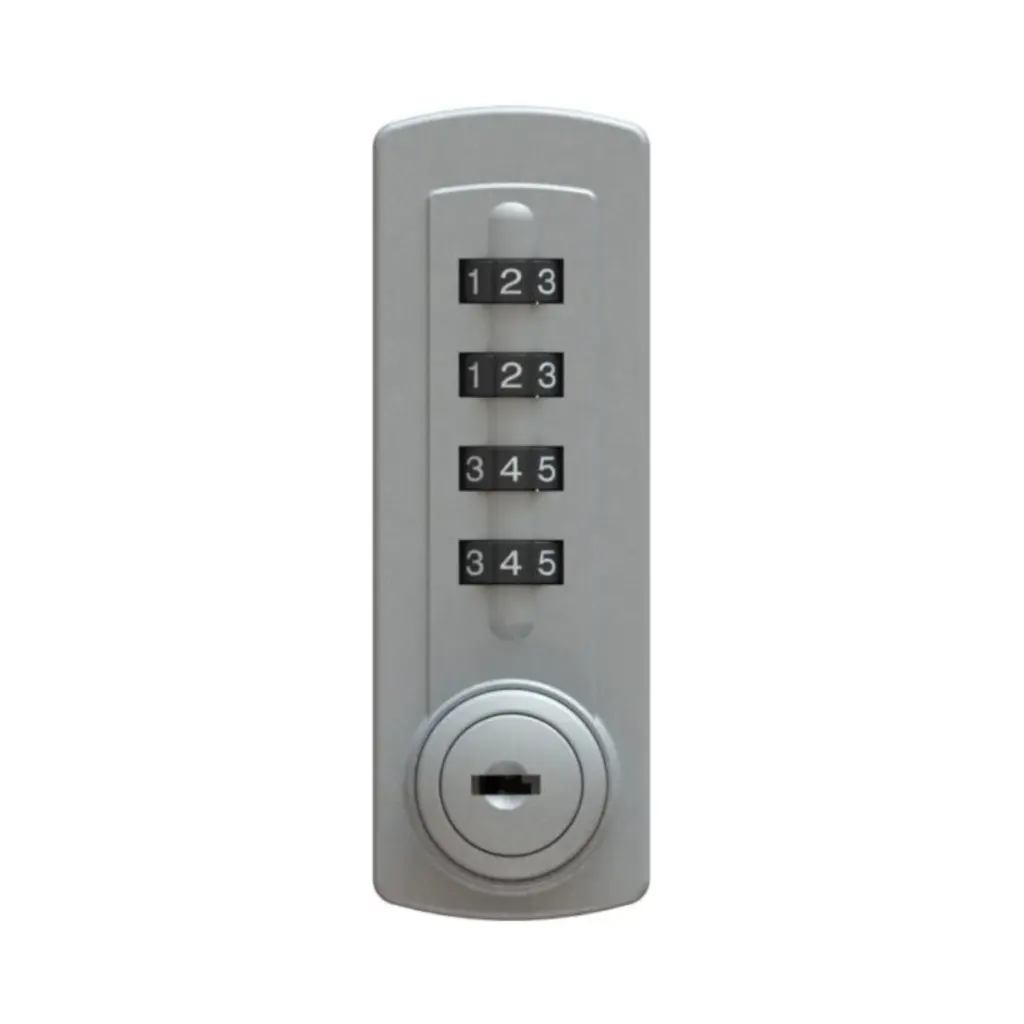 Gemini Mechanical Combination Lock 2700 - Silver - Vertical - Private - Secure Lockers.webp