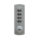 Gemini Mechanical Combination Lock 2700 - Silver - Vertical - Private - Secure Lockers.webp