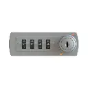 Gemini Mechanical Combination Lock 2700 - Silver - Left Handed - Public - Secure Lockers.webp