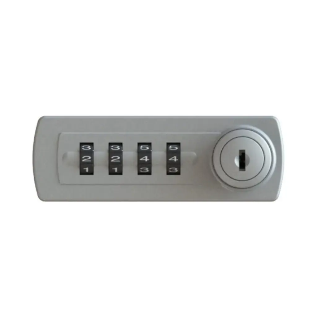 Gemini Mechanical Combination Lock 2700 - Silver - Left Handed - Private - Secure Lockers.webp
