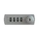 Gemini Mechanical Combination Lock 2700 - Silver - Left Handed - Private - Secure Lockers.webp