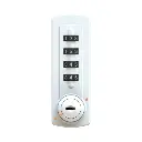 Gemini Mechanical Combination Lock 2700 - White - Vertical - Public - Secure Lockers.webp