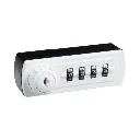 Gemini Mechanical Combination Lock 2700 - White - Private - Secure Lockers.webp