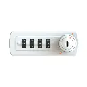 Gemini Mechanical Combination Lock 2700 - White - Left Handed - Public - Secure Lockers.webp