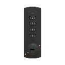Gemini Mechanical Combination Lock 2700 - Black - Vertical - Public - Secure Lockers.webp
