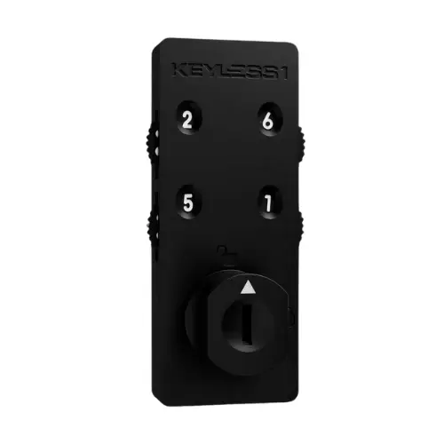 Keyless1 Mechanical Combination Lock (Public + Private) - Matte Black - Secure Lockers.webp