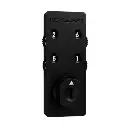 Keyless1 Mechanical Combination Lock (Public + Private) - Matte Black - Secure Lockers.webp