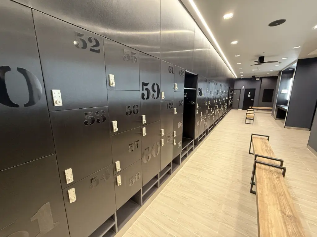 Keyless1 Mechanical Combination Lock - Black End of Trip Lockers - Secure Lockers.webp