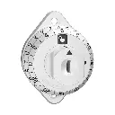 Keyless360 Mechanical Combination Lock - Matte White - Secure Lockers.webp