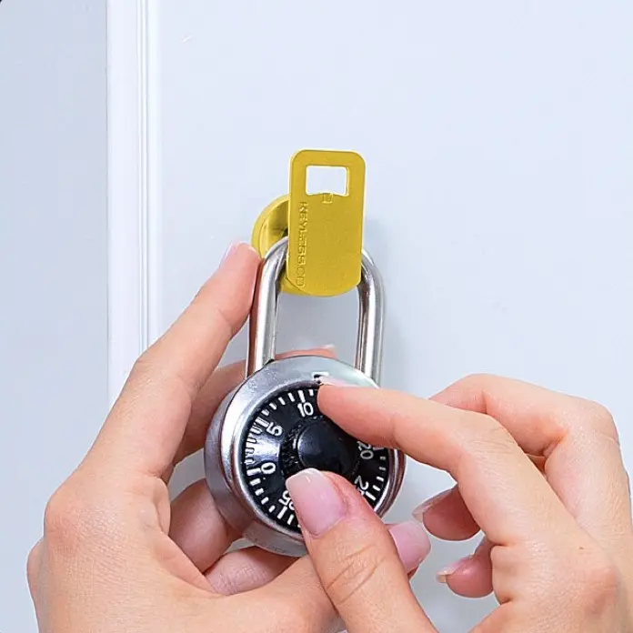 KeylessH3 Latchlock (Provision for Padlock) - Gold - Secure Lockers.webp