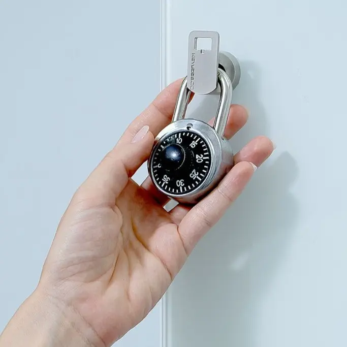 KeylessH3 Latchlock (Provision for Padlock) - Silver - Secure Lockers.webp