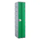 Single Door HDPE Heavy Duty Plastic Locker - Green - Secure Lockers.webp