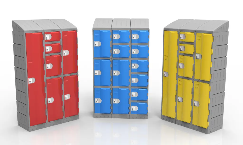 HDPE Heavy Duty Plastic Locker - Multi Sizes and Colours - Secure Lockers.webp
