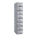 Eight Door HDPE Heavy Duty Plastic Locker - Grey - Secure Lockers.webp