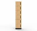 6 Door Laminate Locker - Natural Oak - Secure Lockers.webp