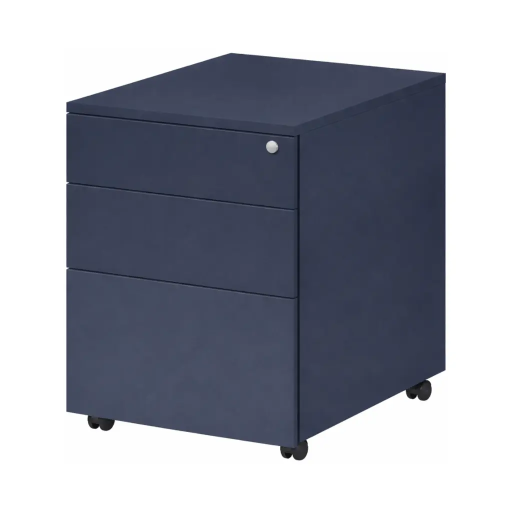Trimline Mobile Pedestal - Secure Lockers - Oxford Blue.webp